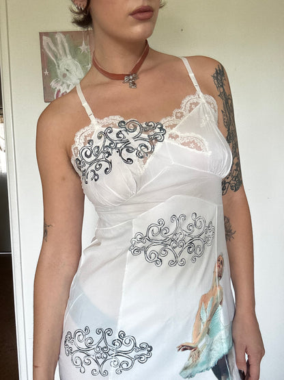 Ballerina's Sky Slip Dress - M