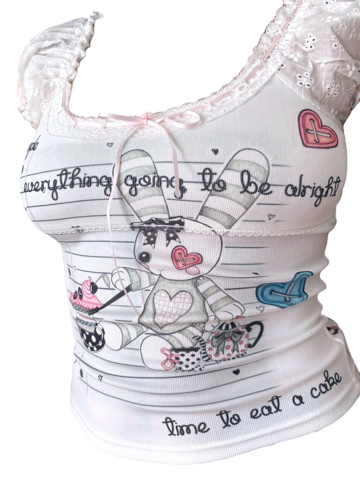 Dear, Bunny Babydoll Tee