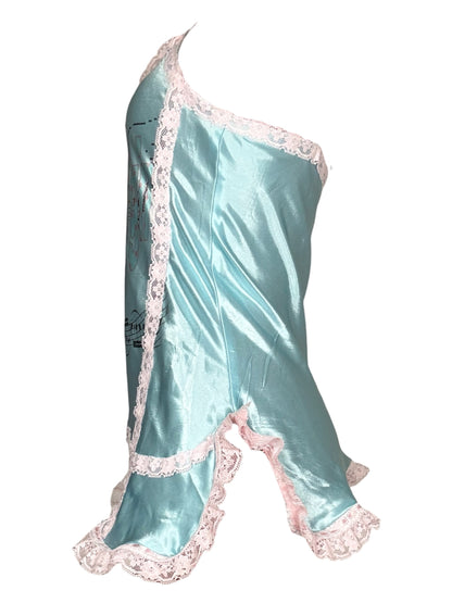 Lace Angel Blue Mini Dress - M/L