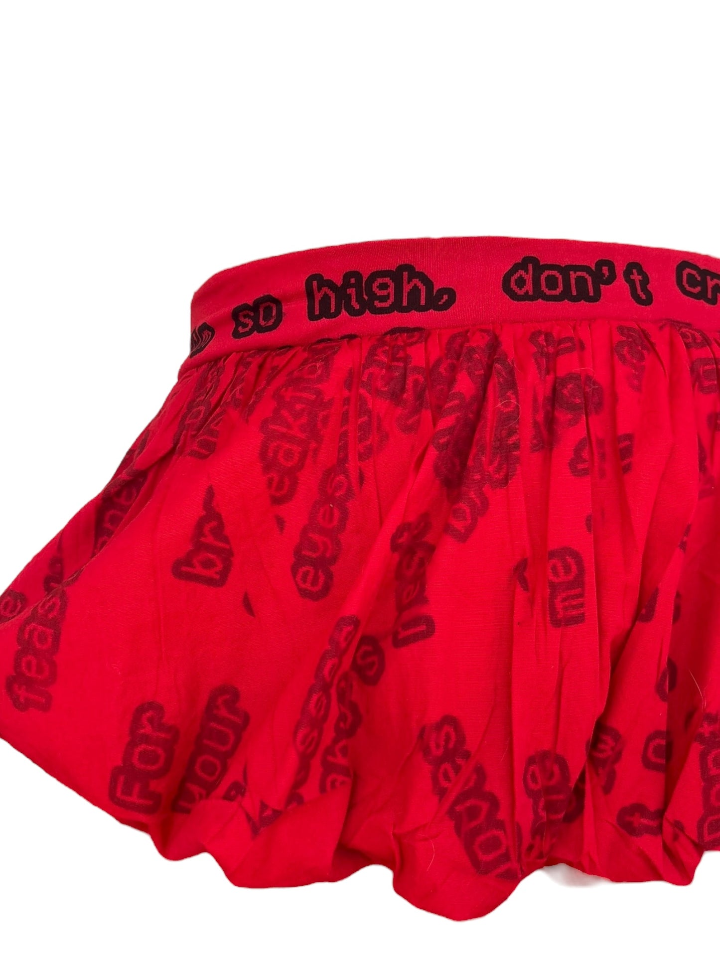 Darling Creature Red Bubble Skirt - S/M