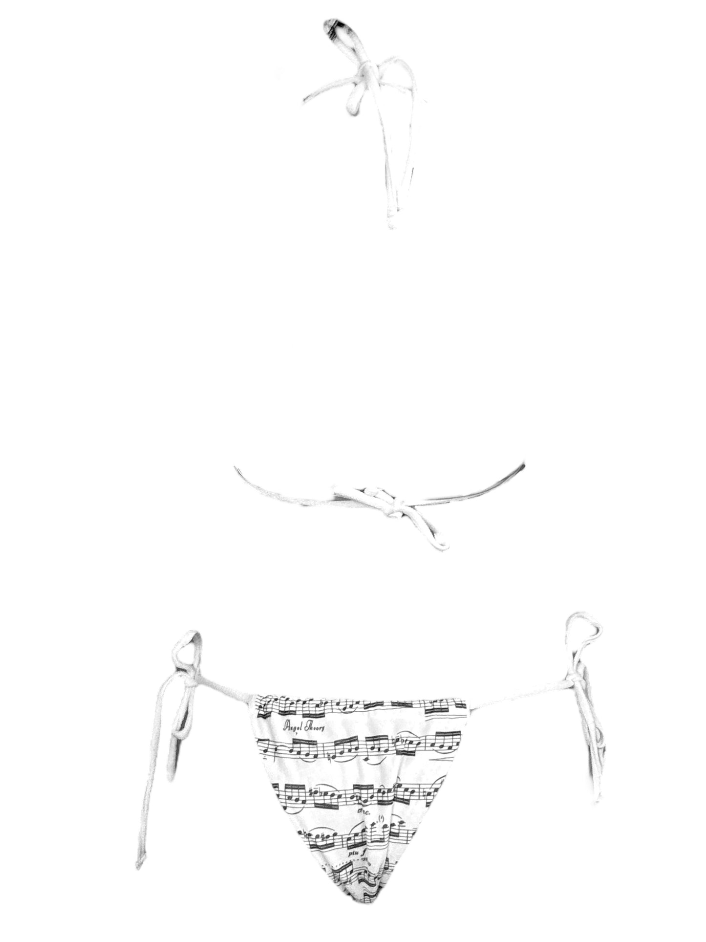 Sheet Music Terry Cloth Bikini - L