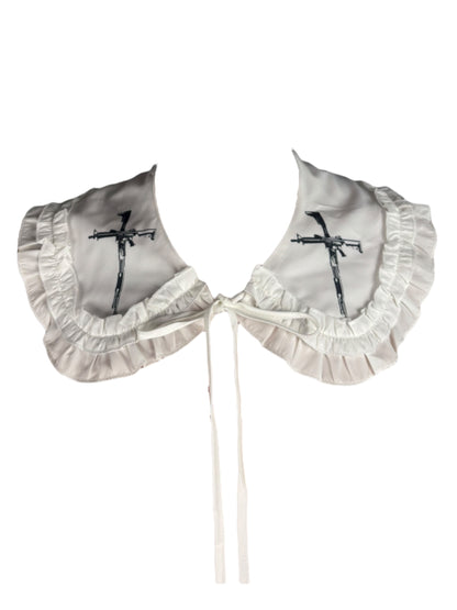 Crucifixion Ruffle Collar
