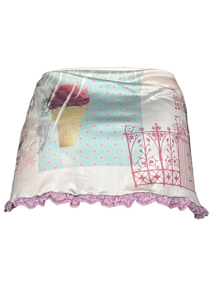 Tie My Heart Mini Skirt - M/L