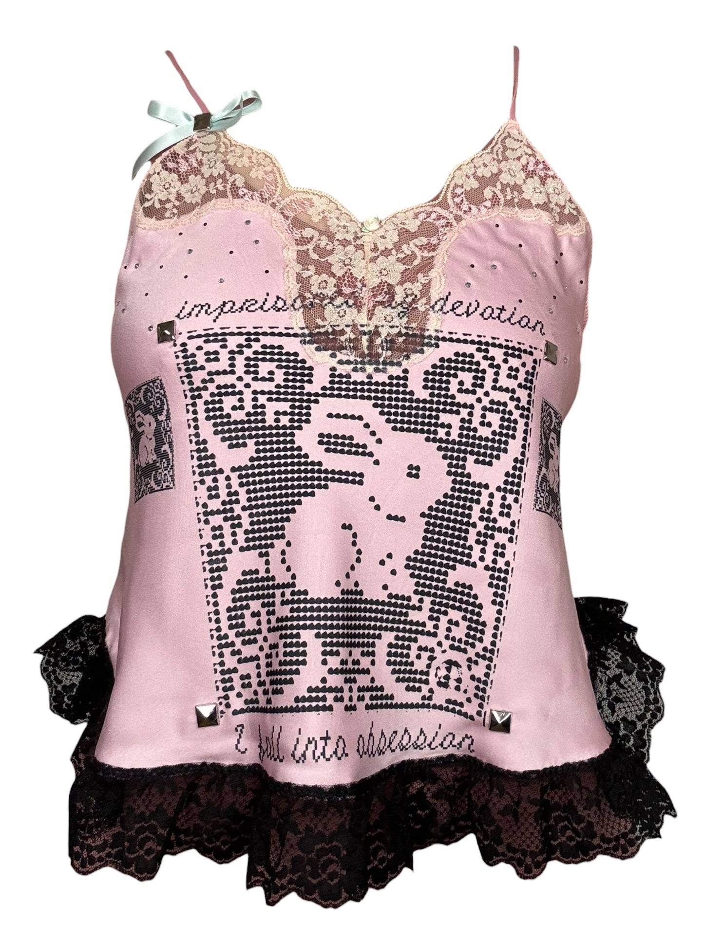 Devotion Pink Lace Tank - M/L