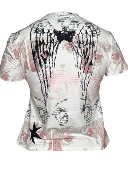 Angel? White Tee - 2X