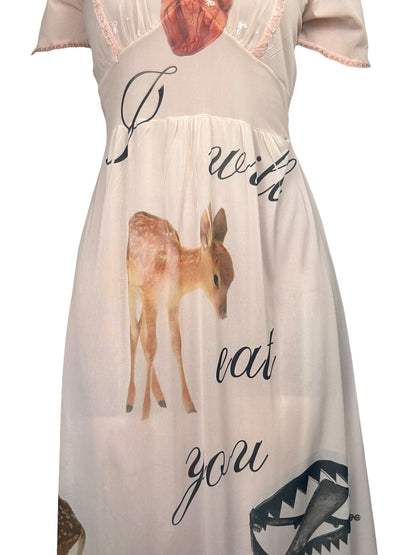 I Will Eat You Up Pink Nightgown - 2X