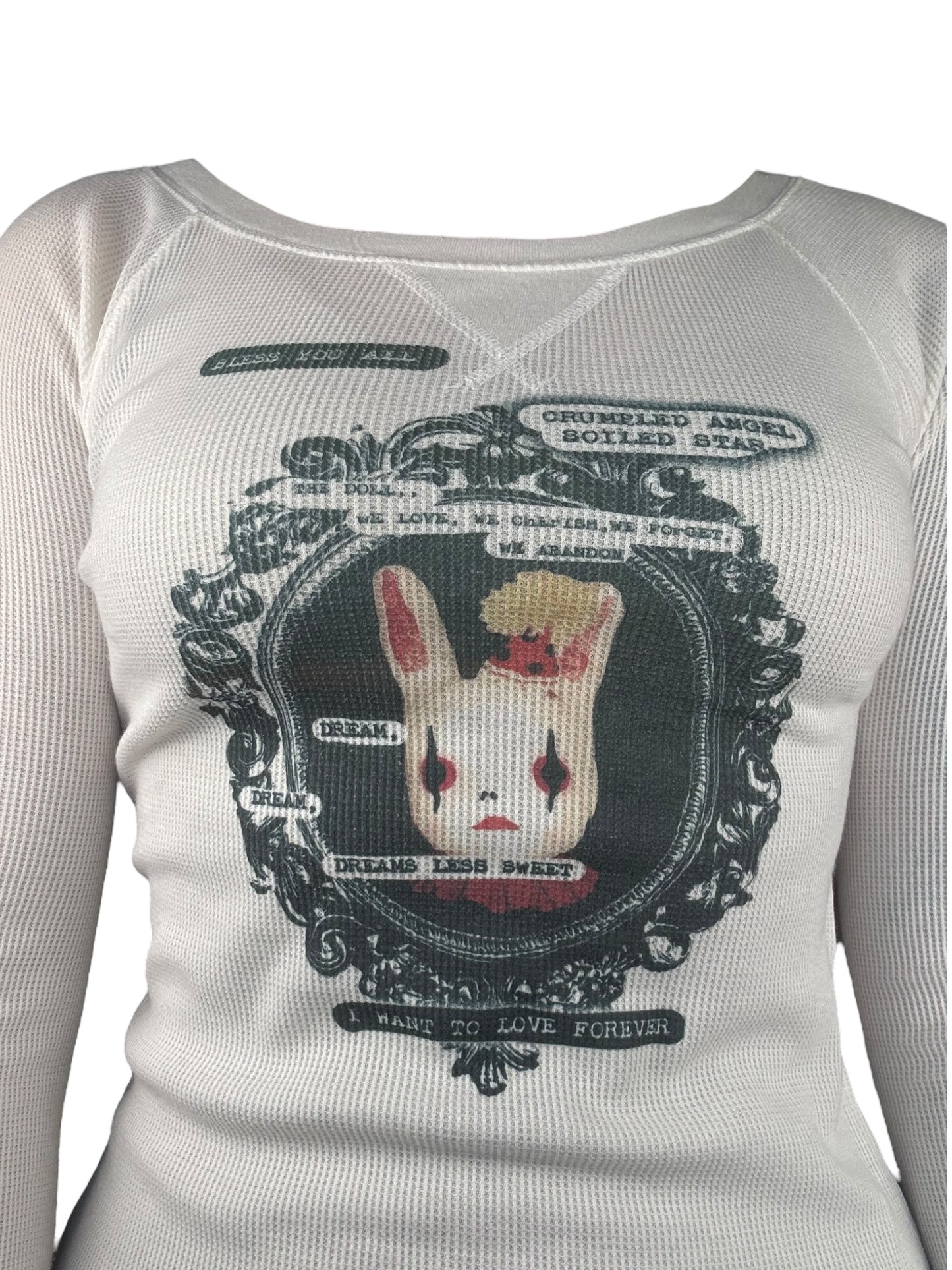 Doll's Reverie White Henley - M/L