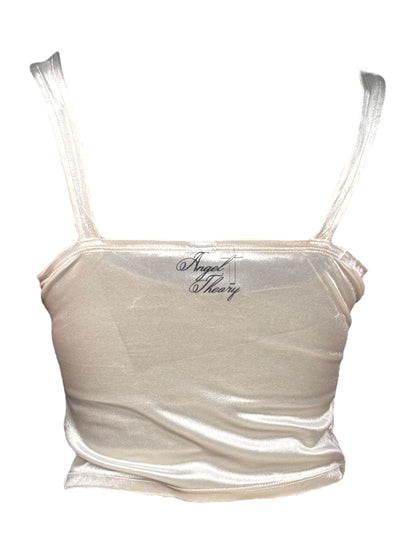 Fallen Angel Ivory Velvet Tank - M/L