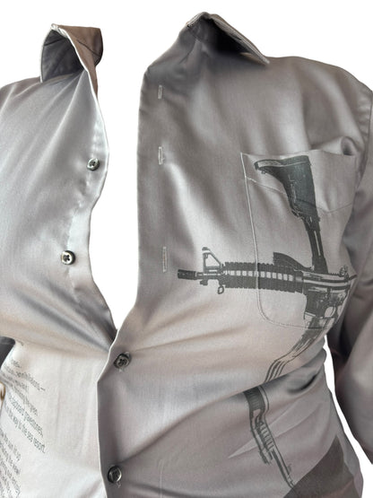 Annihilation Grey Button Up - L/XL