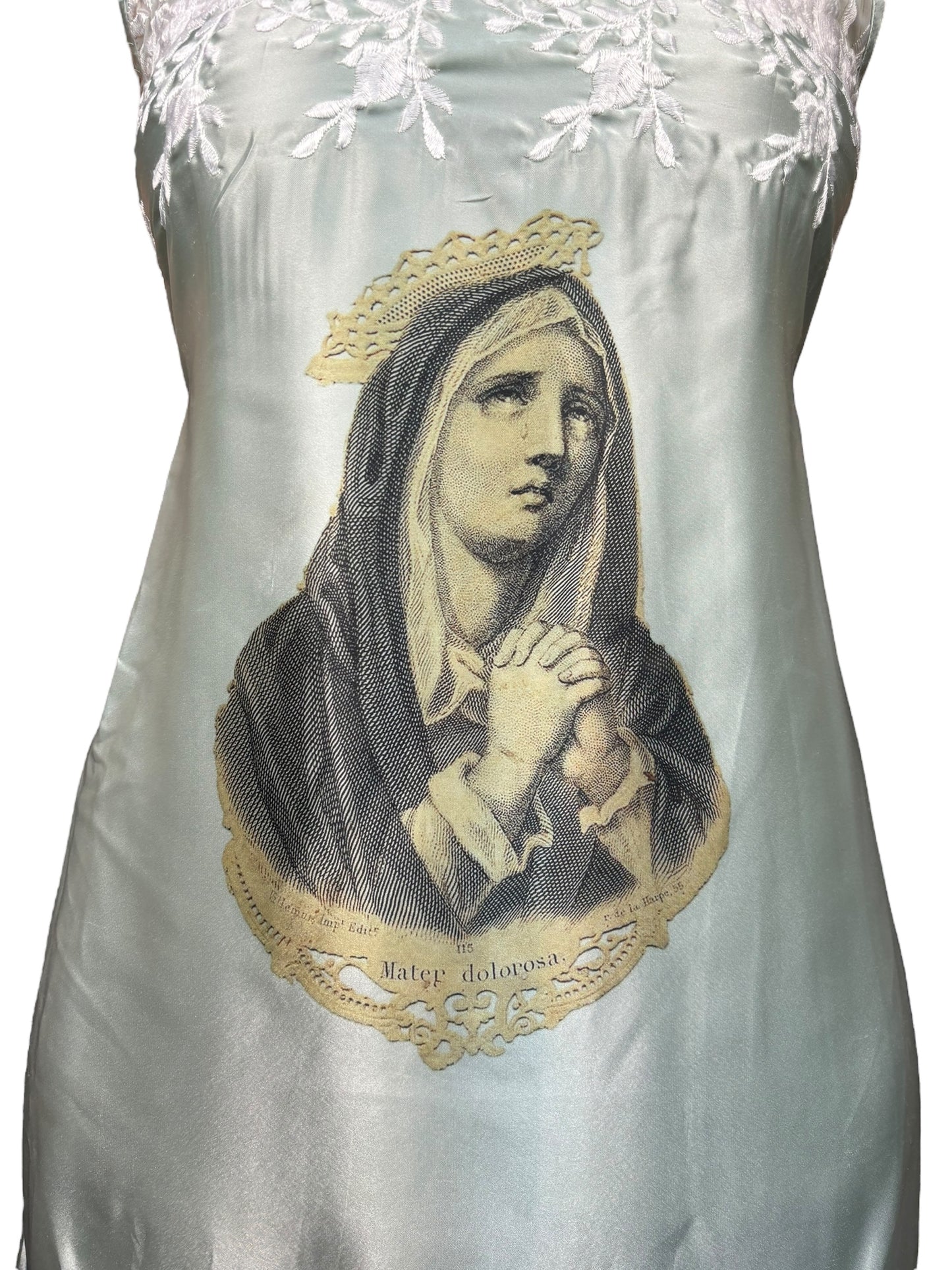 Mater Dolorosa Mint Slip Dress - M