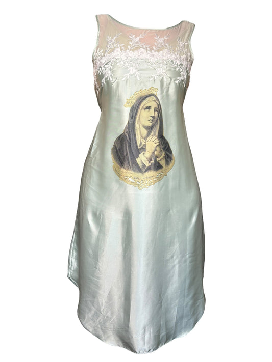 Mater Dolorosa Mint Slip Dress - M
