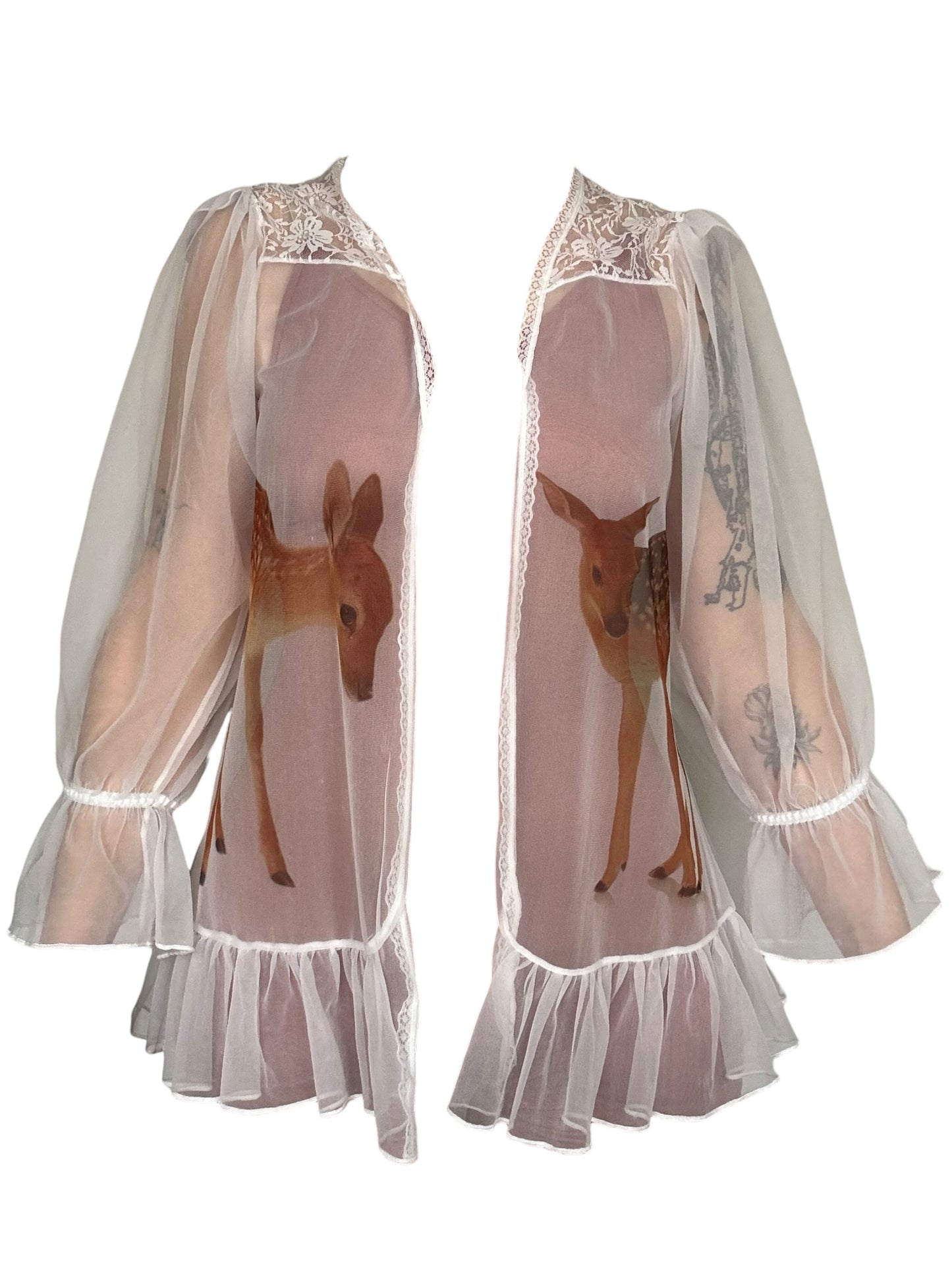 Eat You Up, Deer Sheer Bed Jacket - M