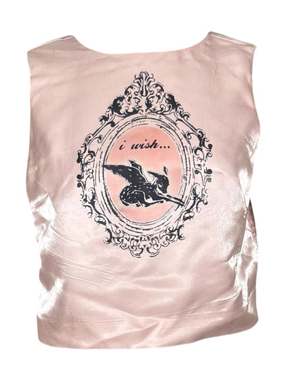 Wish Upon My Wings Glassy Weave Blouse - XL