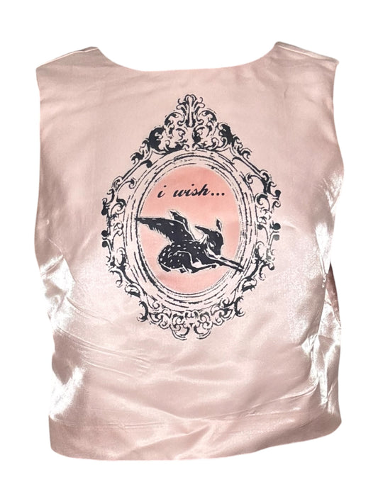 Wish Upon My Wings Glassy Weave Blouse - XL