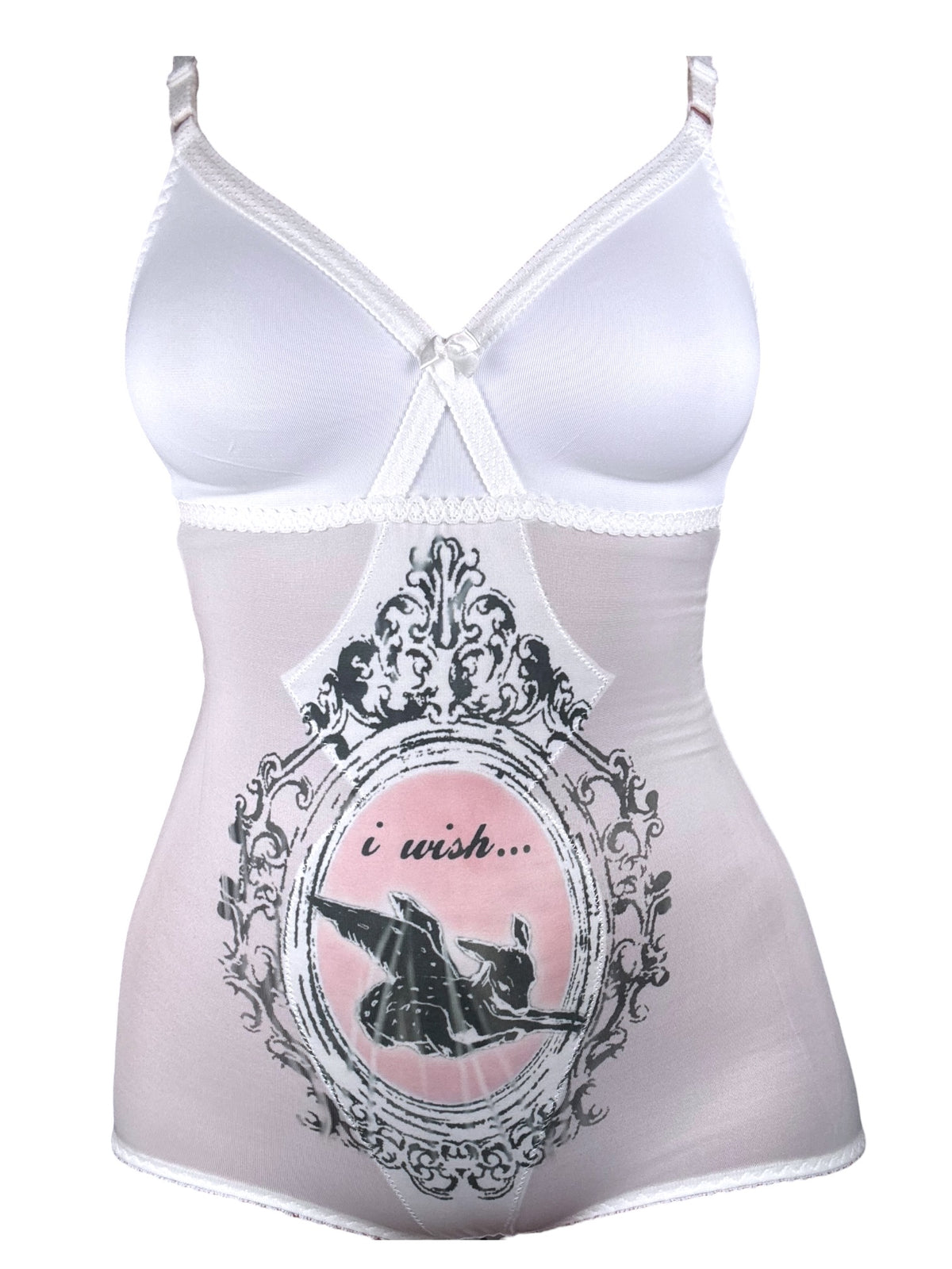 Wish Upon My Wings White Bodysuit - S/M