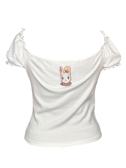 Doll's Reverie Rouched Off-Shoulder Top - L/XL