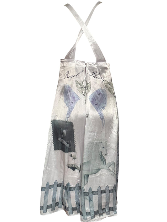 I Believe in Unicorns Dove Slip Gown - L