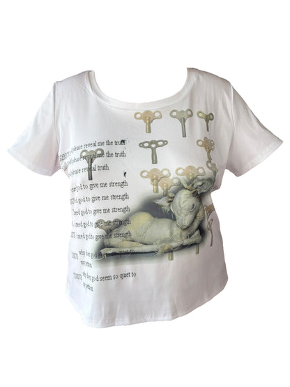 God, Please Reveal Me the Truth Ribbed Tee - 4X