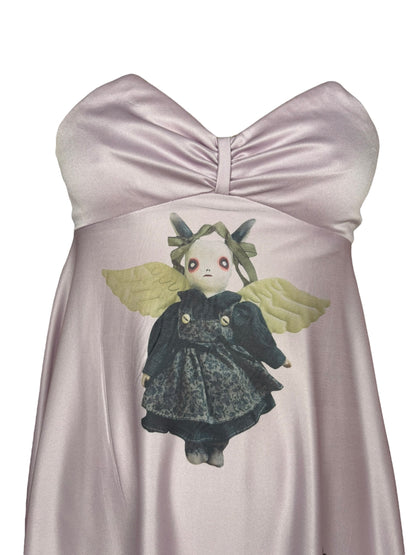 Fallen Angel Lavender Strapless Dress - XXXS