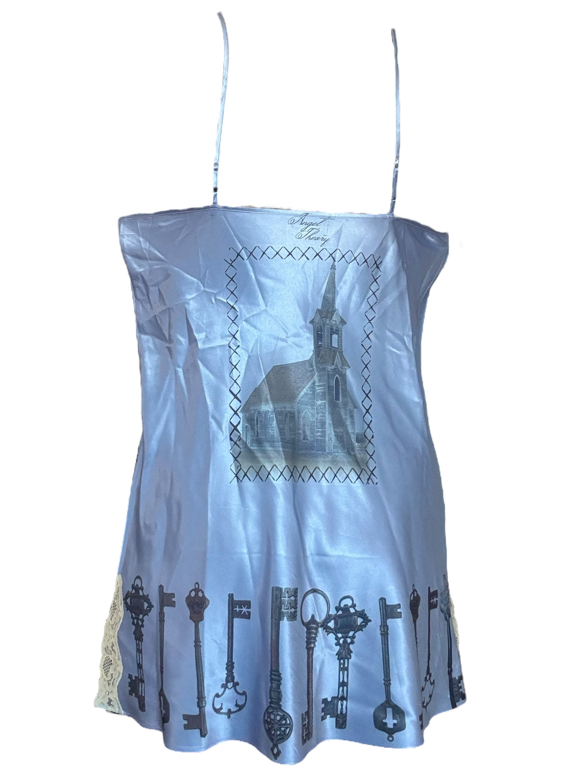 Alice's Fall Light Blue Slip Dress - XL