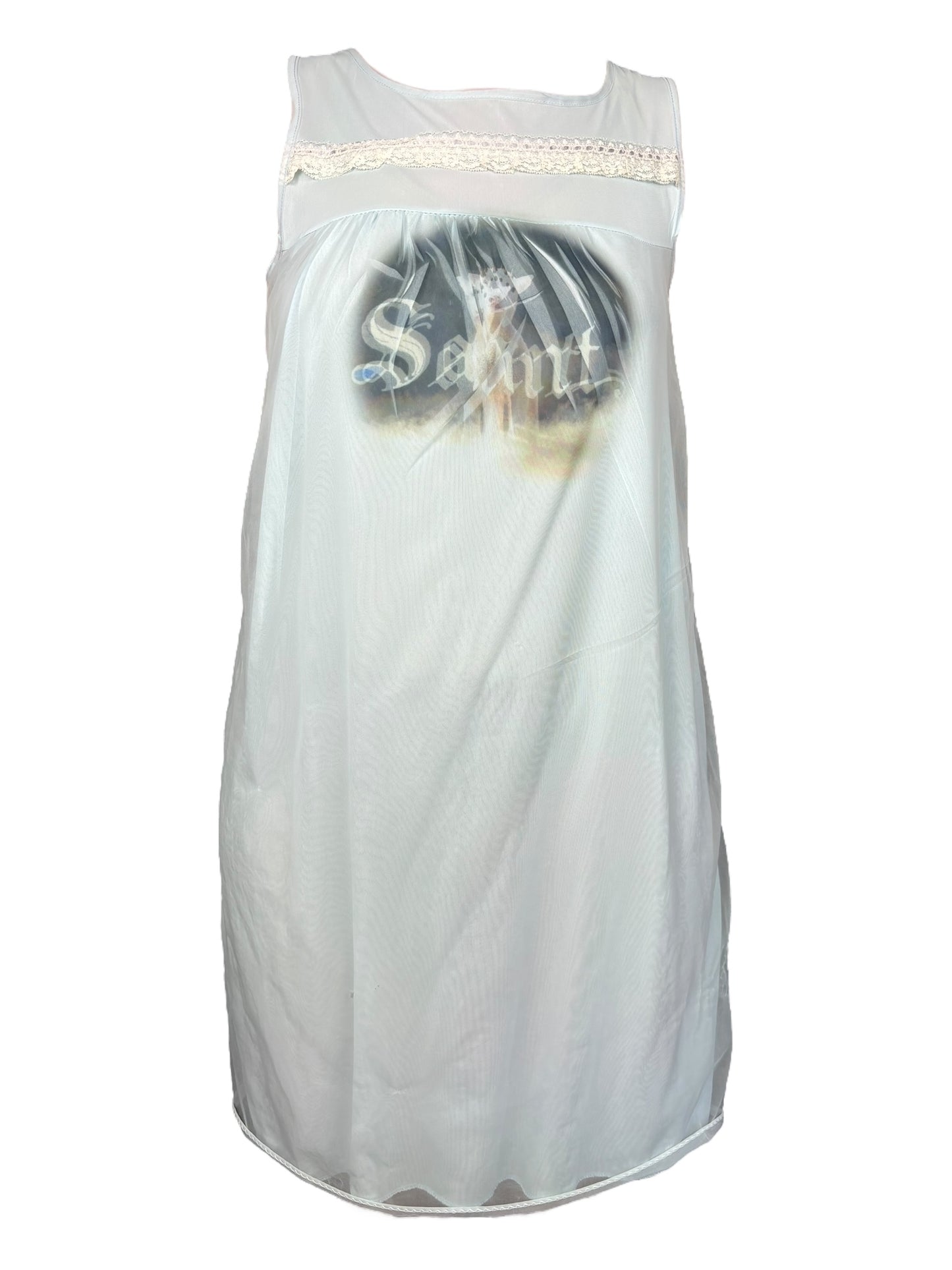 Saintly Lamb Blue Nightie - L