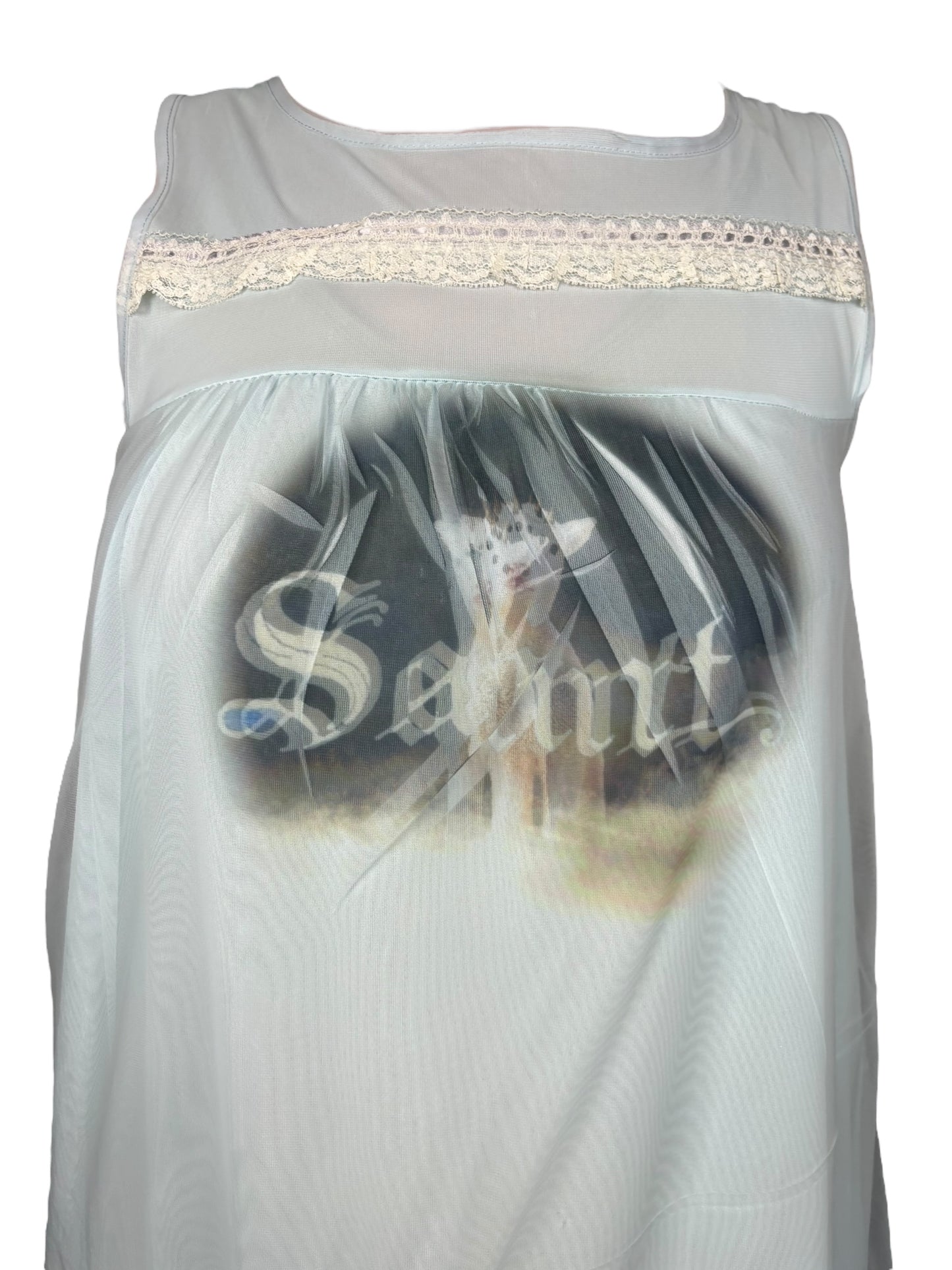 Saintly Lamb Blue Nightie - L