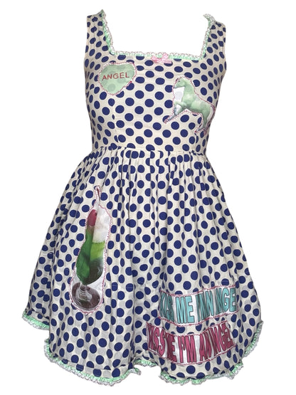 Sweet Delights Blue Polka Dot Dress - S/M