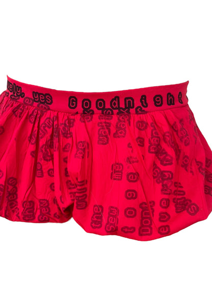 Darling Creature Red Bubble Skirt - S/M