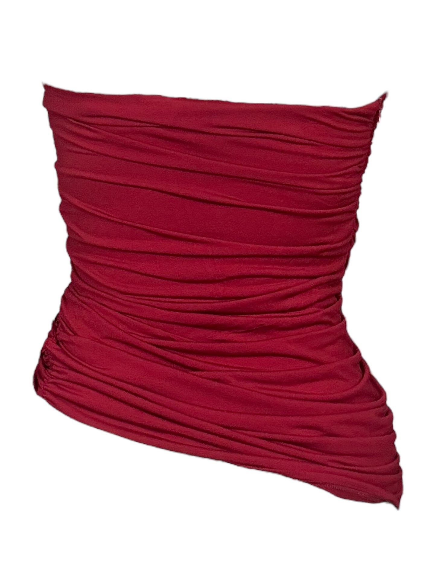 Orlando's Nightmare Red Rouched Top - M