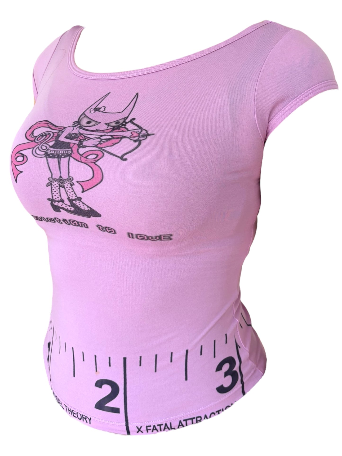 Addiction to Love Paris Blues Lavender Tee - S