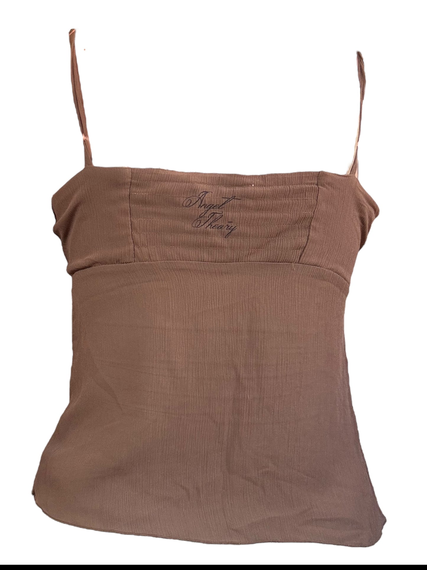 Victorian Mourning Brown Tank - L