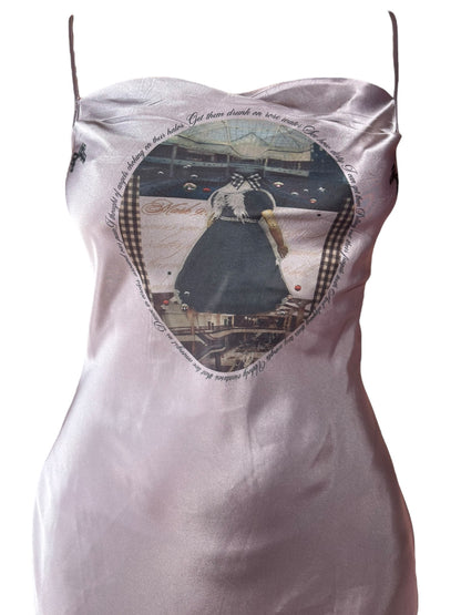 Backrooms Angel Lavender Dress - M/L