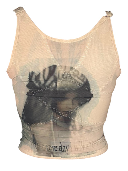 One Day I Will Grow Wings Tan Foundation Garment - XS/S