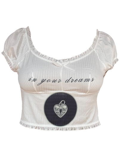 In Your Dreams White Ruffle Set - M/L