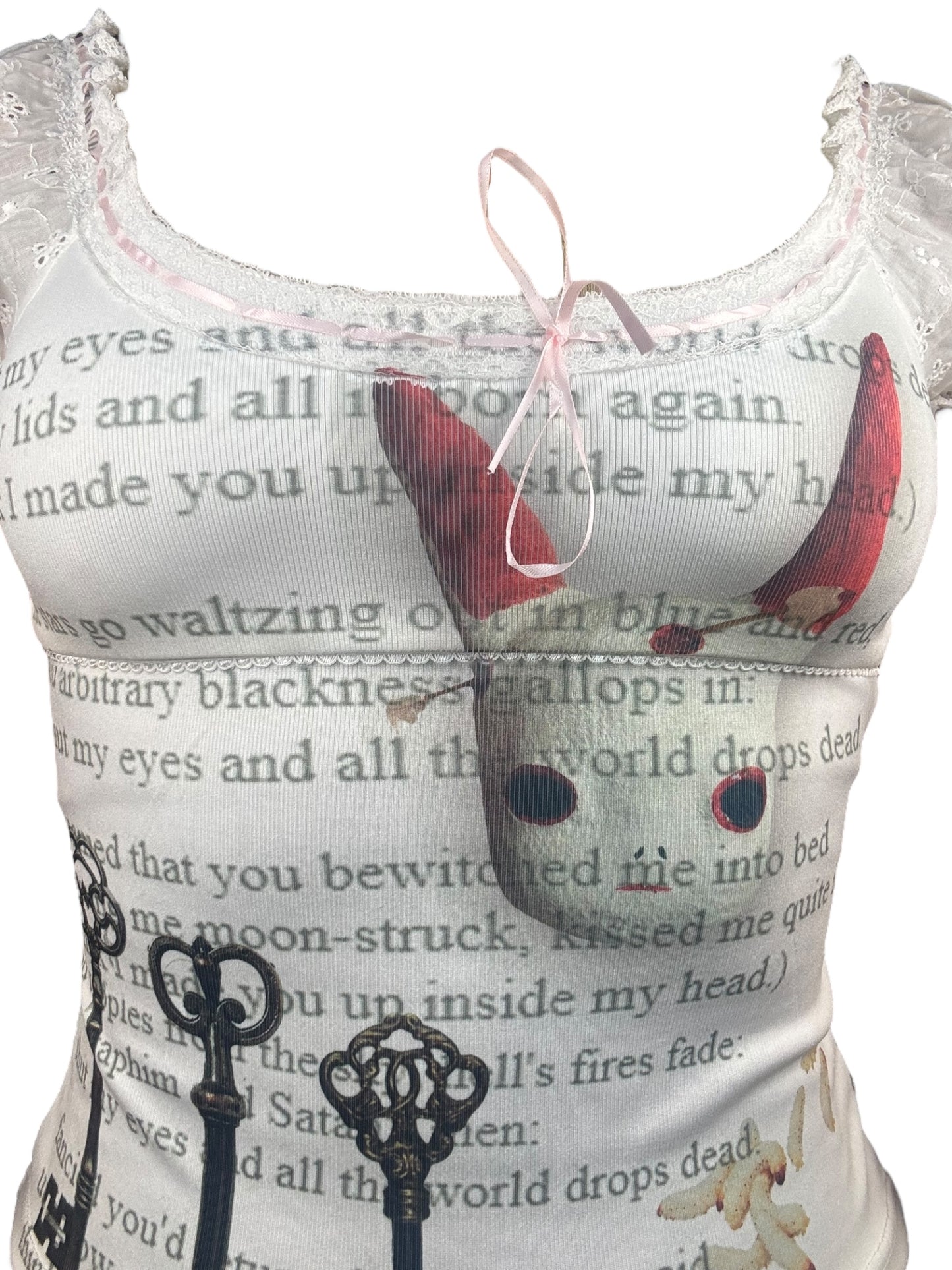 Mad Girl's Love Song Babydoll Top