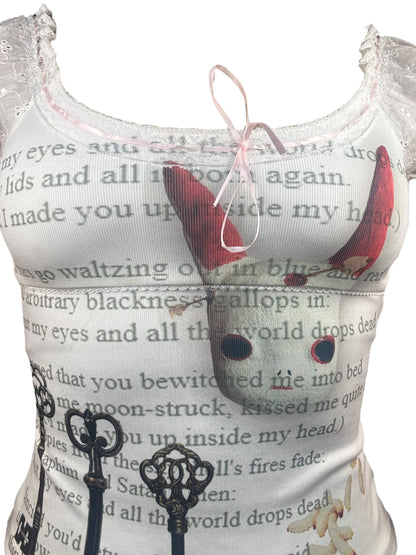 Mad Girl's Love Song Babydoll Top