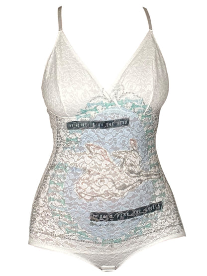 Graveyard Throne Lace Bodysuit - M
