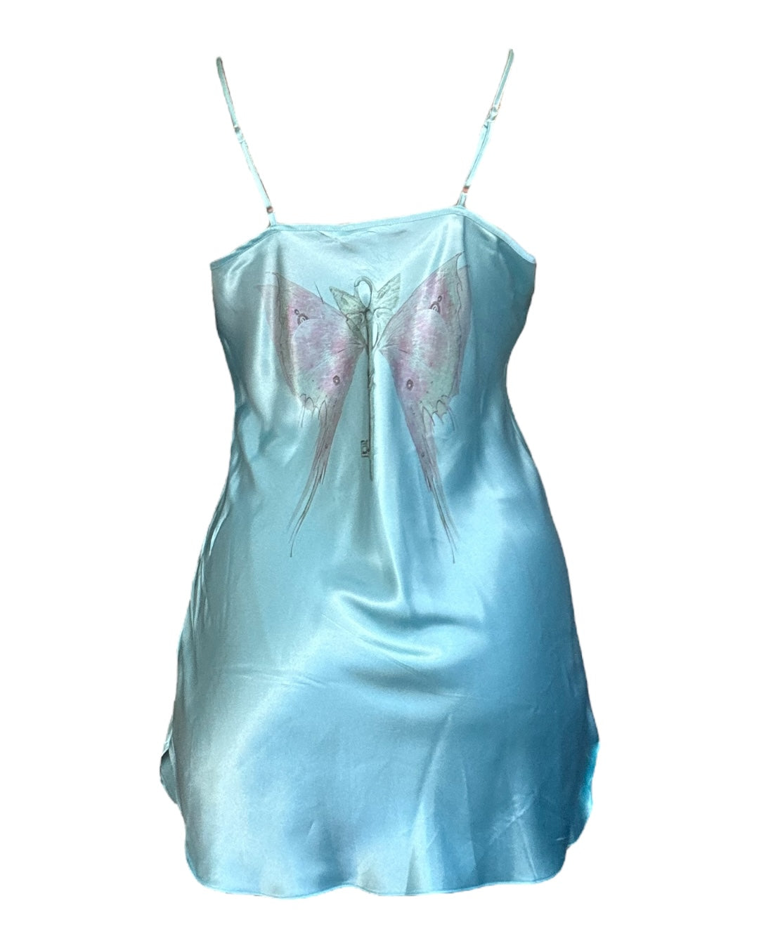 Faeries All Around Me Blue Floral Mini Dress - XL