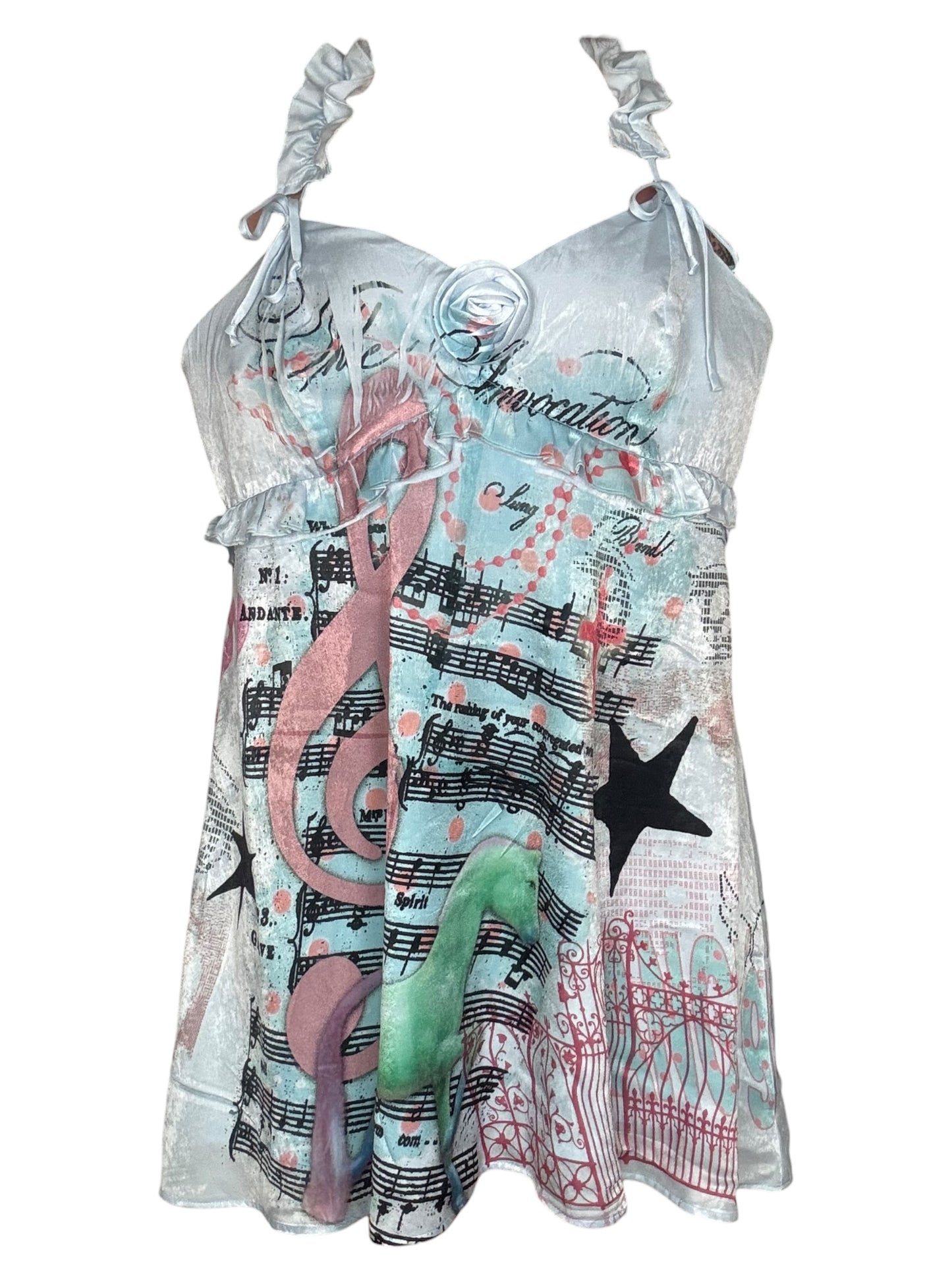 Toyland Dream Blue Rose Dress - 2X
