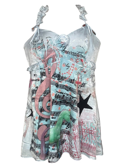 Toyland Dream Blue Rose Dress - 2X