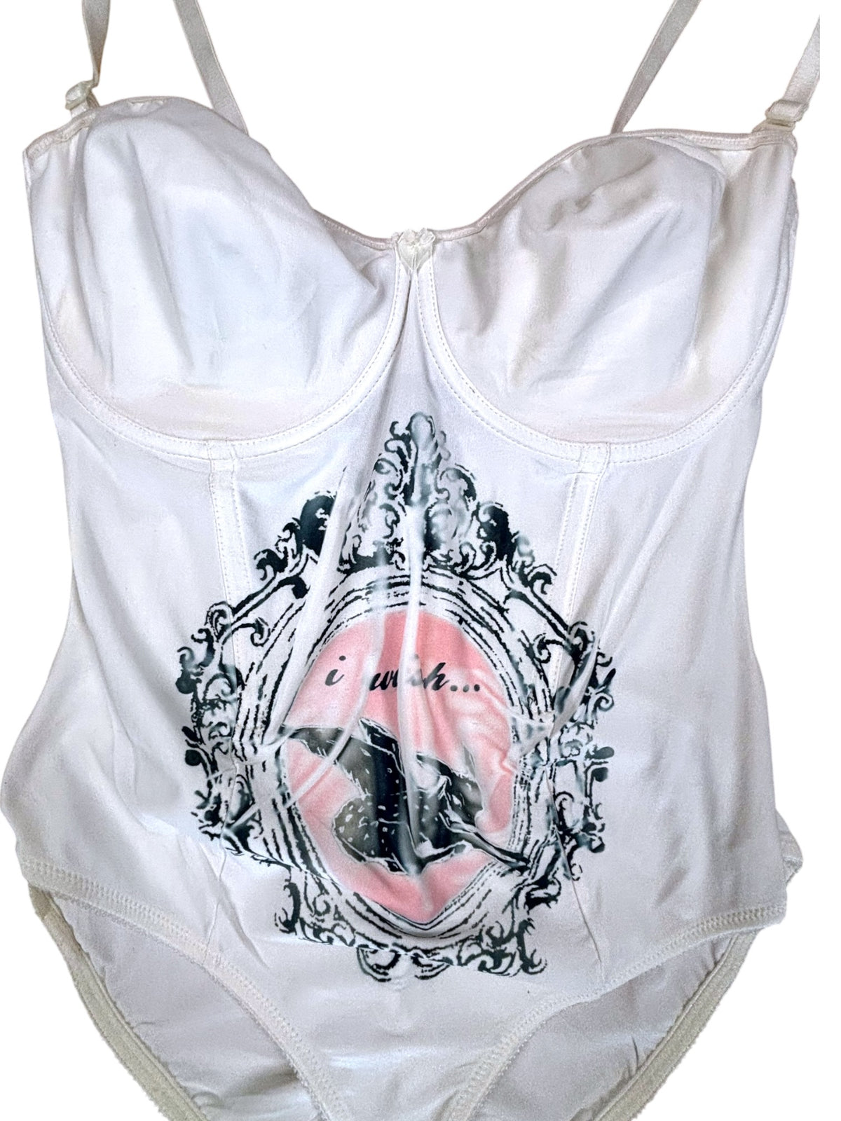 Wish Upon My Wings White Bodysuit - M/L