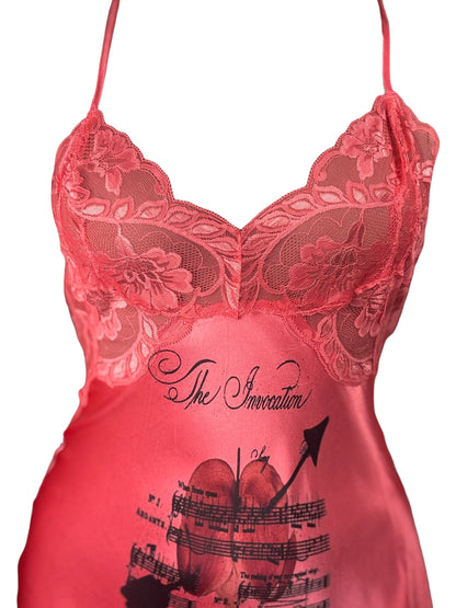 Invoke Her Coral Dress - M