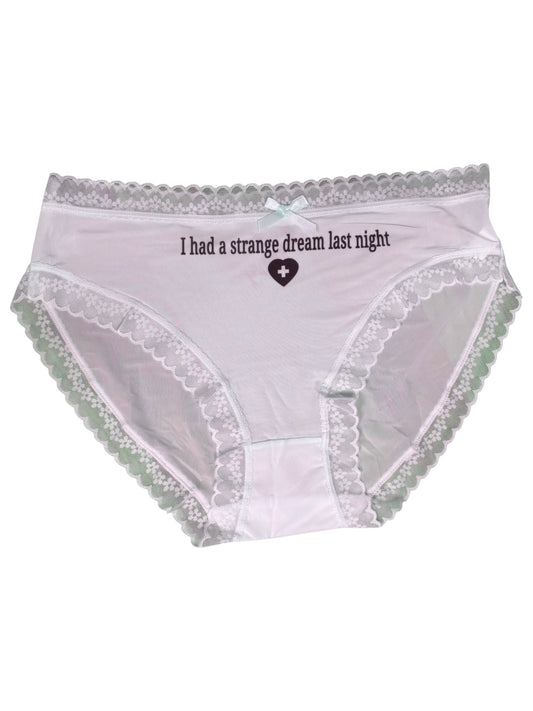 I Had A Strange Dream Last Night Pink Underwear