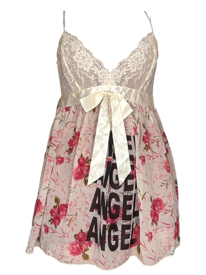 Angel's Flower Babydoll Dress - 1X/2X