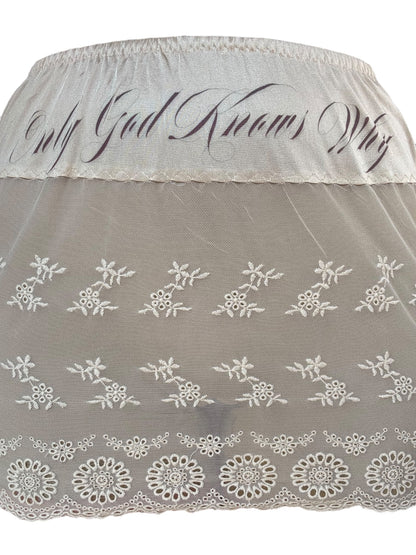 God Only Knows Why Mini Slip Skirt - M/L