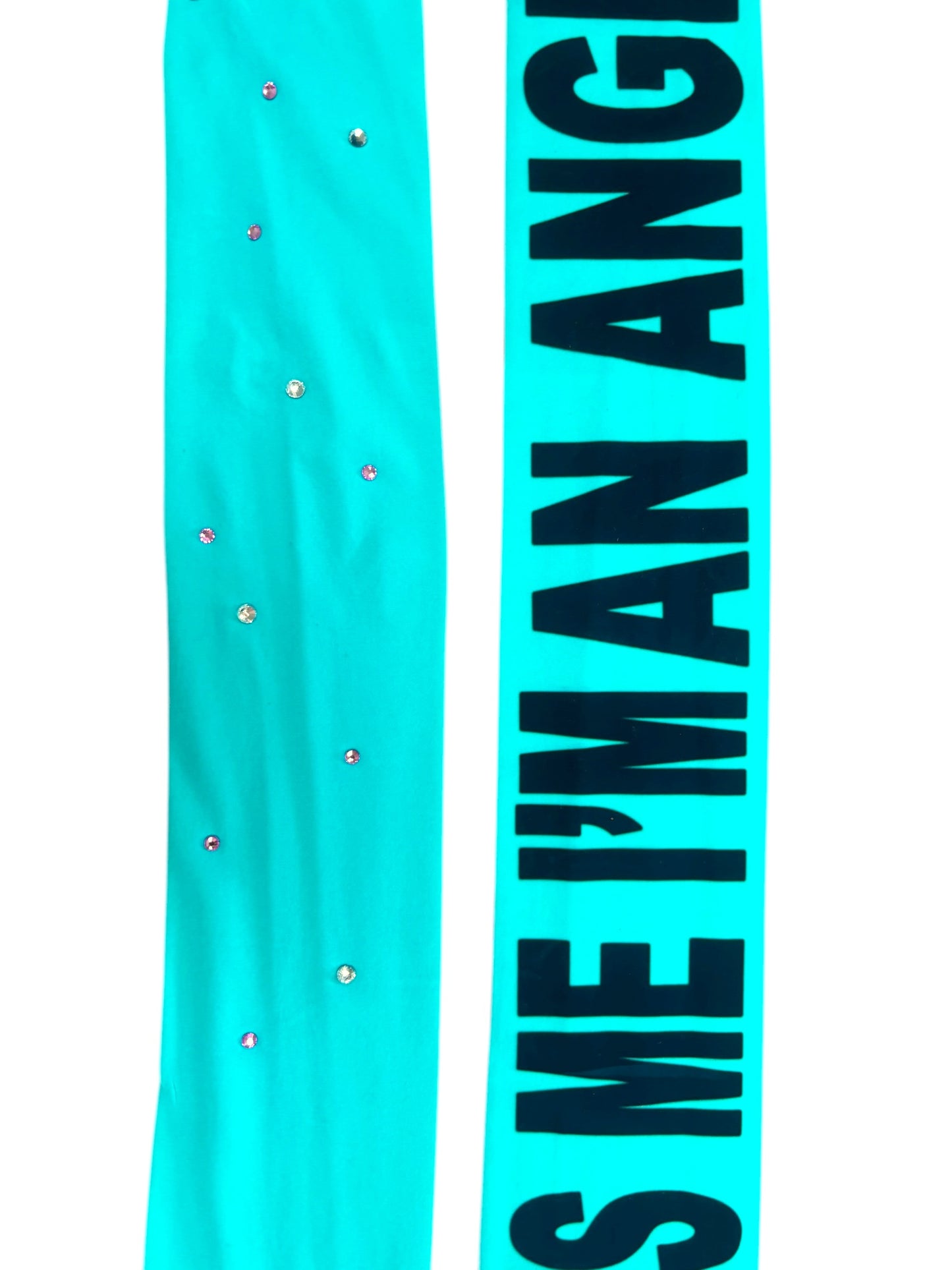 Kiss Me I'm an Angel Aquamarine Tights