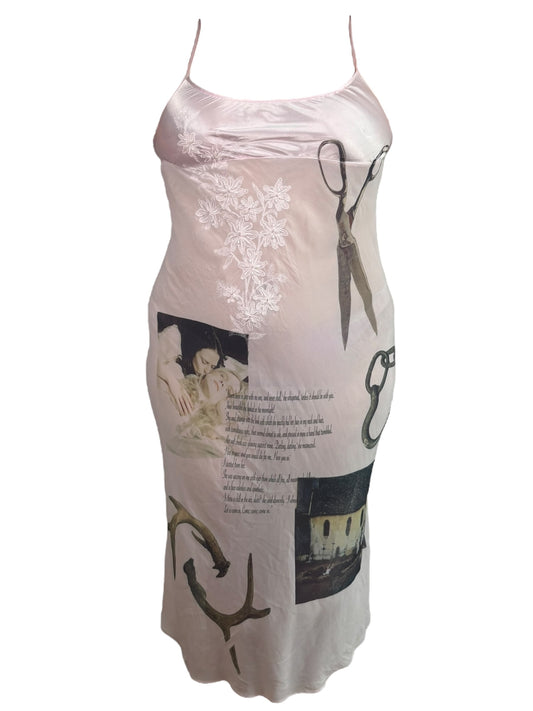 My Dear Heart Pink Sheer Dress - XL