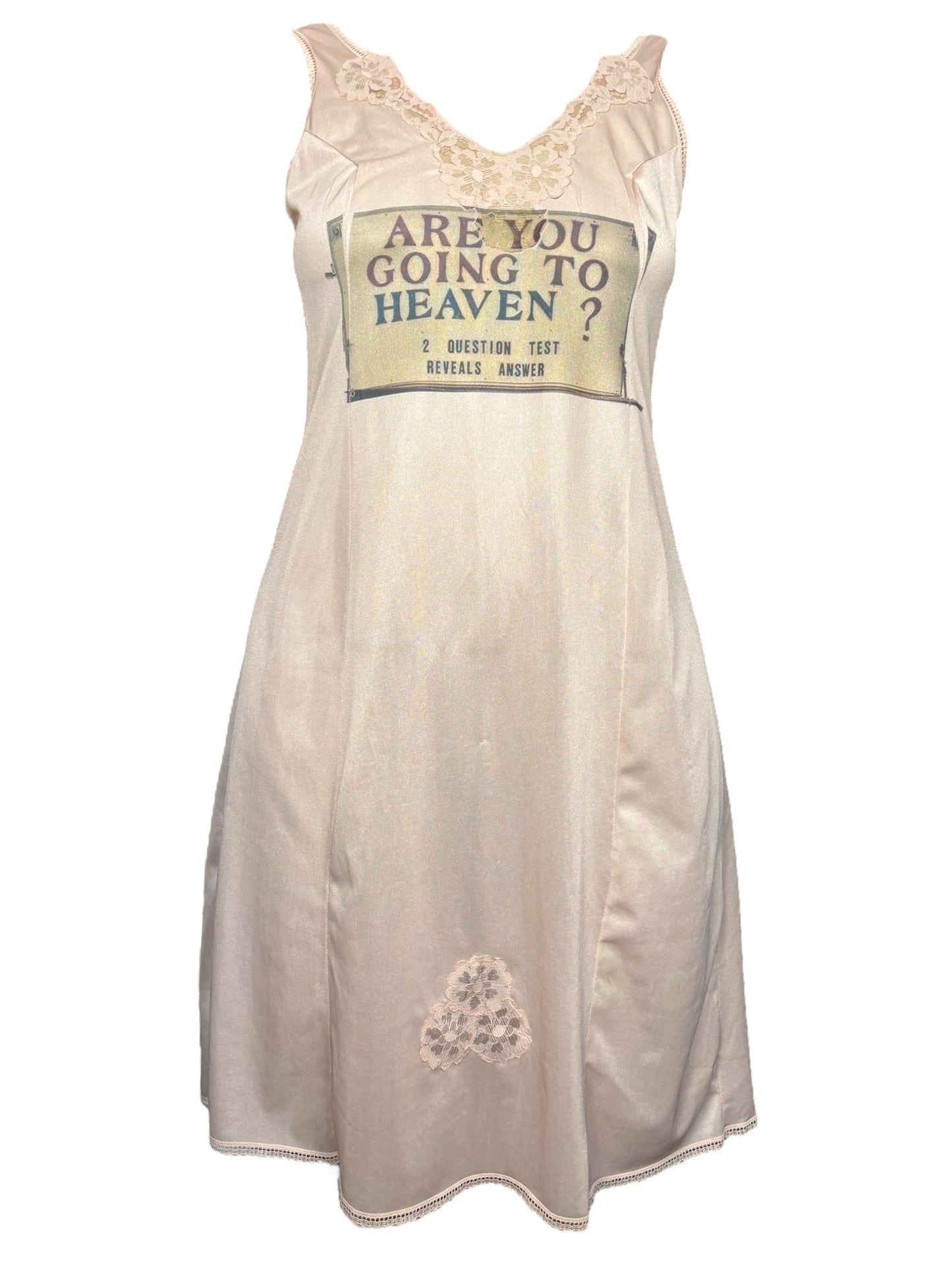 Are You Going to Heaven? Light Pink Slip Dress - M/L