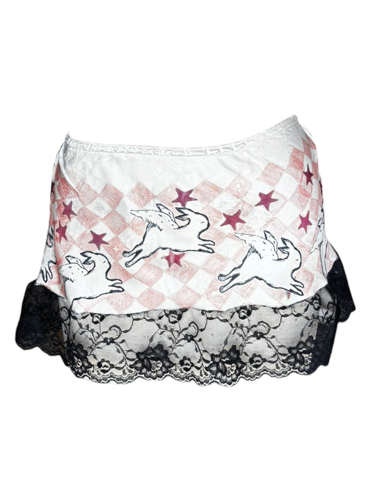 Hare's Delight Mini Skirt - L - 0.8