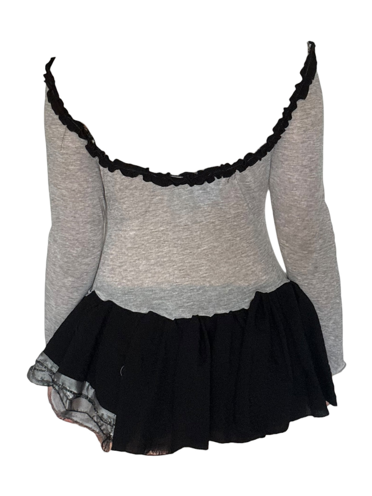 Your Love Grey/Black Drop Waist Mini Dress - M
